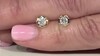 Gouden oorbellen met SI1 (H) Diamanten (CIRARI)