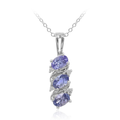 Collana in argento con Tanzanite