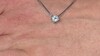 Collar en plata con Topacio blanco