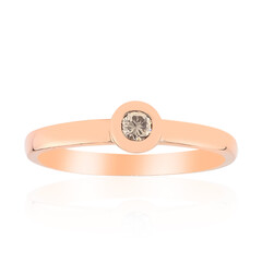 9K SI1 Argyle Rose De France Diamond Gold Ring (Annette)