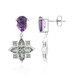 Amethyst-Silberohrringe (Remy Rotenier)