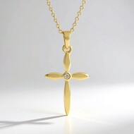 Collier en argent et Diamant chocolat I2