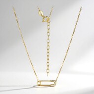 Collier en argent et Zircon (Adela Silber)