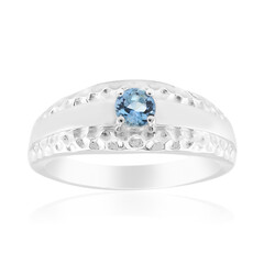 Mozambique Aquamarine Silver Ring (Pallanova)