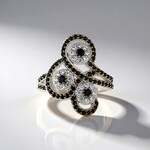 Anello in argento con Spinello Nero