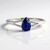 Anello in argento con Cianite del Nepal