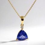 Collana in oro con Tanzanite AAA (CIRARI)