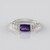 Anello in argento con Ametista (KM by Juwelo)