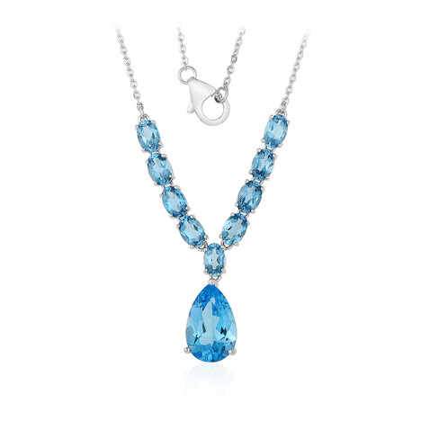 Collar en plata con Topacio de Marambaia