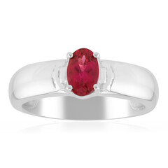 Anello in argento con Rubellite Brasiliana AAA