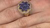Anillo en plata con Tanzanita (Gems en Vogue)