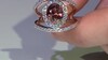 Bague en or et Zircon framboise (SUHANA)