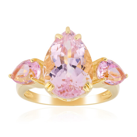 Zilveren ring met een kunziet