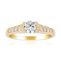 Bague en or et Diamant VVS2 (G)