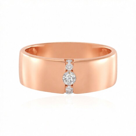 Anillo en plata con Diamante I2 (H) (de Melo Essence)