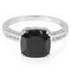 Anello in argento con Spinello Nero