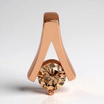 Pendentif en or et Diamant rose de France VS1 d'Argyle (Annette)