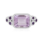 Lavendel-Amethyst-Silberring