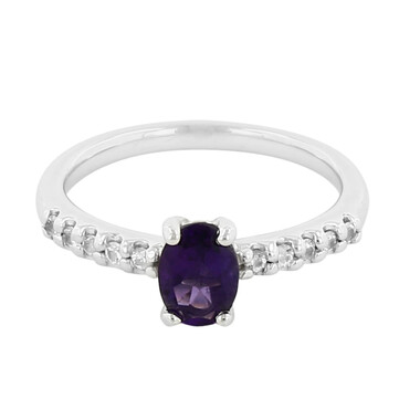 Amethyst-Silberring