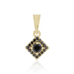 Ciondolo in oro con Diamante Nero
