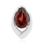 Mosambik-Granat-Silberanhänger