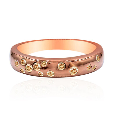 Anello in oro con Diamante Rose de France SI1 di Argyle (Annette)