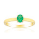 Zilveren ring met een Zambia-smaragd
