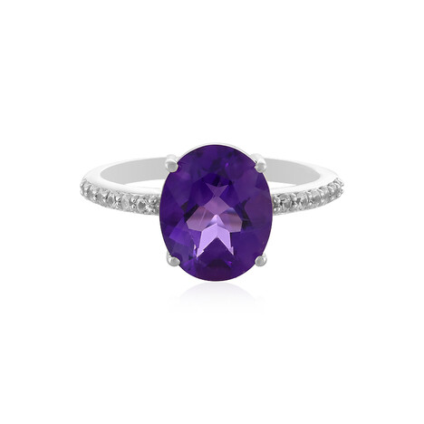 Sibirischer Amethyst-Silberring