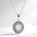 Collana in argento con Opale di Welo