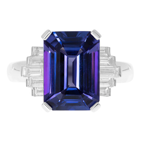 AAA-Tansanit-Goldring (CIRARI)