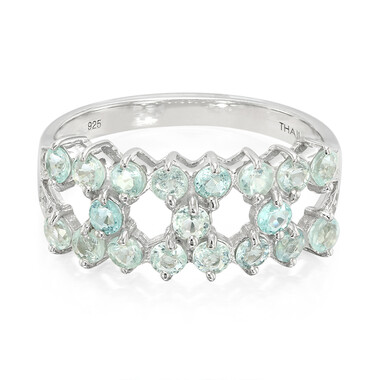 Paraiba-Turmalin-Silberring
