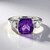 Anello in argento con Ametista del Marocco