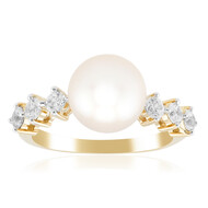 Bague en argent et Perle d'Akoya (TPC)