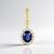 Ciondolo in argento con Cianite del Nepal