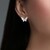 Boucles d'oreilles en argent et Zircon