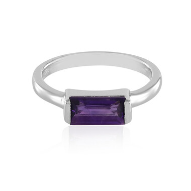 Bague en argent et Améthyste de Zambie