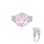 Kunzite Silver Ring