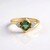 Anello in argento con Apatite Cromo