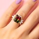 Bague en or et Tourmaline multicolore de Californie (Remy Rotenier)