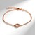 Brazalete en plata con Diamante rosa de Francia de Argyle VS1 (Annette)