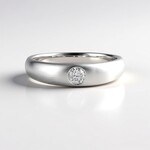 Anello in argento con Diamante I2 (H) (de Melo Essence)