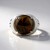 Anello in argento con Pietersite Dorata