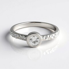 Anello in argento con Zircone