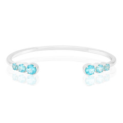 Brazalete en plata con Apatita azul (Pallanova)