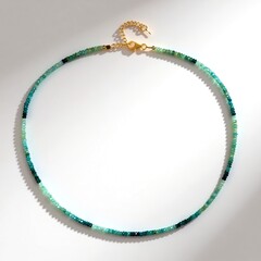 Collana in argento con Grandidierite