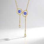 Collana in argento con Tanzanite (de Melo Essence)