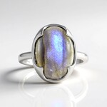 Bague en argent et Labradorite