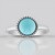 Anello in argento con Turchese