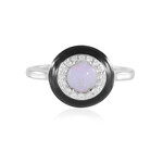 Anello in argento con Opale Australiano