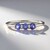 Bague en argent et Tanzanite